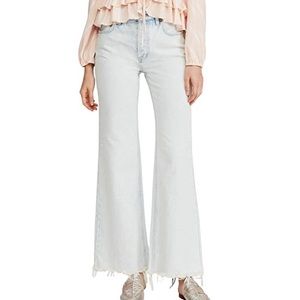 Free People Gold Coast Jeans High Waist Flare 29